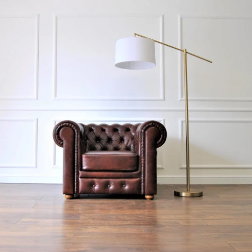 Pikowany fotel chesterfield classic