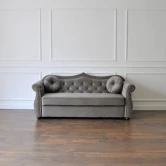 sofa pikowana glamour