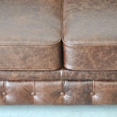 Pikowana Sofa Chesterfield Classic Skóra Dubai kanapa pikowana skóra naturalna