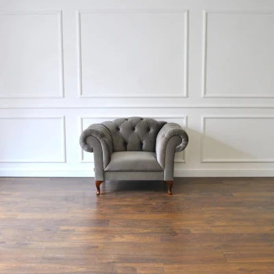 Fotel Pikowany Chesterfield Glamour Kremona