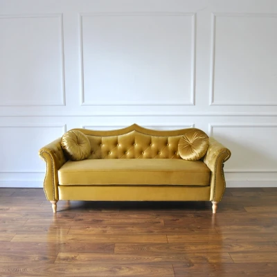 Sofa Pikowana Glamour Ambre