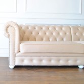 Pikowany narożnik otwarty chesterfield classic