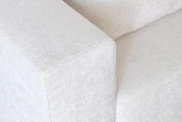 Sofa glamour, nowoczesna, designerska, z poduszkami, bucle, MARCO sofa rozkładana z funkcją spania do spania codziennego