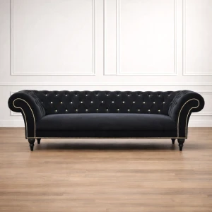 Sofa Pikowana Chesterfield Glamour London