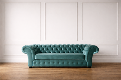 Sofa Pikowana Chesterfield London z funkcją spania