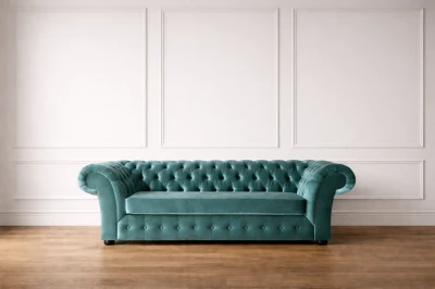 Sofa Pikowana Chesterfield London z funkcją spania