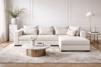 Narożnik  Glamour MARCO z poduszkami