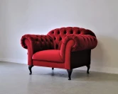 Pikowany fotel chesterfield emporia