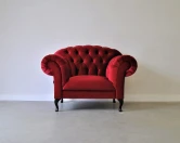 Pikowany fotel chesterfield emporia